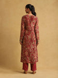 Gosriki Women'S Rayon Viscose Straight Printed Kurta With Pant & Dupatta (Anidra Red-Gs_S_Red_Small),Red,,B0DY84ZSX7