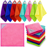 Magnetic Microfiber Cleaning Cloth, Multiple Colors, 6 x 6 Inch, 8 Pcs