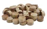 General Tools 313012 1/2Inch Flat Head Plugs, FSC Ethically Sourced Oak, 45Pack
