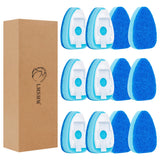 NonScratch Dish Wand Sponge Refills 12 Pack, ZeroScratch Sponge Replacement Heads Fits Soap Dispensing Handle, ScratchFree Di