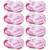 Hombys 8 Pack Giant Chunky Yarn for Crocheting/Hand Knitting - Super Bulky, Soft, Fluffy, Plush, Fuzzy, Thick Chenille Yarn - Ti