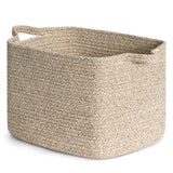INDRESSME Dog Toy Basket, Woven Basket for Blankets, Baby Gift Baskets for Nursery Large Shelf Bin for Towels, Books, Rectangle 