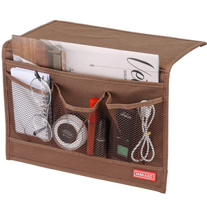 HAKACC Bedside Organizer, Bedside Storage, Bedside Caddy, Bed Organizer Hanging Pocket, Remote Holder for Bed Accessories