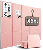 Vision Board - Cork Board for Walls, 59 x 36 | 15 Pack | Cork Board Tiles, Felt Bulletin Board, Large Corkboard, Cork Panel for 