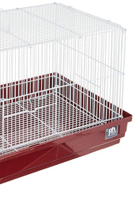 Prevue Hendryx SP2060R Deluxe Hamster and Gerbil Cage, Bordeaux Red,Small