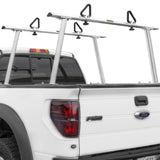 Stark USA Universal Truck Rack Extendable Aluminum Pick Up Truck Ladder Rack Contractor Pipe Rack (No-Drilling Required) 1,000lb