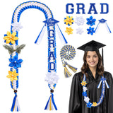 Lyrow 50'' Class of 2026 Graduation Lei and Honor Cord Double Strand Braided Graduation Ribbon Leis Graduate Money Lei Gift with