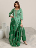 Libas Women'S Chinon Kurta Sets (99069O_Green_S)