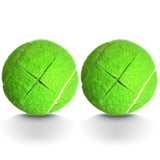 HPWFHPLF 2PCS Precut Tennis Balls, Walker Glide Balls, Heavy Duty Long Lasting Felt Pads for Furniture Legs and Floor Protection