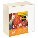 Ampersand Art Supply Watercolor Painting Panel: Museum Series Aquabord, 2 Inch Cradled Profile, 6 x 6