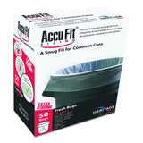 AccuFit H8053TCRC1 Can Liners, 55gal, 0.9mil, Clear, 40 x 53 (Box of 50)