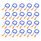 20 Pairs Corded Ear Plugs Reusable Silicone Earplugs with String Banded Ear Plug for Sleeping Noise Cancelling Noise Reduction H