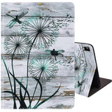 Case for iPad 9th / 8th / 7th Gen(2021/2020/2019) 10.2 / iPad Air 10.5 2019 / iPad Pro 10.5 , Leather Smart Case, Adjustable St