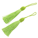 20pcs 15.5cm/6 Inch Silky Floss Bookmark Tassels with 2-Inch Cord Loop and Small Chinese Knot for Jewelry Making, Souvenir, Book