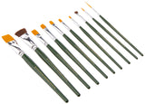 FolkArt One Stroke One Stroke Brush Set, 1059 (10Pack),Small