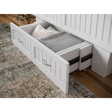 Nantucket Full Murphy Bed Chest In White
