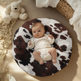 Goronwyfloyd Brown Cow Print Newborn Lounger Cover Removable Cover Ultra Soft Comfortable Lounger Slipcover Protector Cover for 