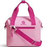 GLORIEROO Pastel Lunch Box Women | Insulated Soft Waterproof Leakproof Lunch Bag Cooler | Adjustable Strap | BPA-Free