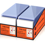 TRUGQ 400 Card Sleeves Top Loads for Cards,3X4Baseball Card Protectors,Toploaders Hard Plastic for Trading Game Sports Football 