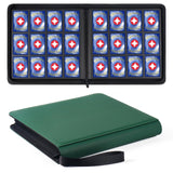 GEAoffice Trading Card Binder 12 Pocket for 720 Cards, Ringless Side Loading Card Collection Binder Album Folder for MTG, TCG, G