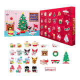 Hello Kitty and Friends 2025 Holiday Advent Calendar - 18 Figures with Mix & Match Accessories - 24 Surprises - Kids and Sanrio 