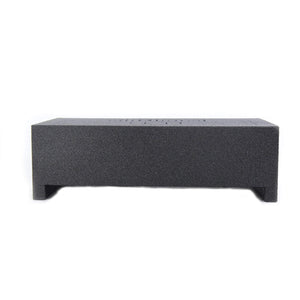 Qpower Single 10'' Universal Downfire Or Behind The Seat Emplty Enclosure
