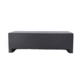 Qpower Single 10'' Universal Downfire Or Behind The Seat Emplty Enclosure
