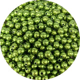 400pcs 8mm Pearl Beads Satin Luste Round Loose Plastic Pearl Craft Beads for Jewelry Making Earring Bracelet Necklace Key Chains