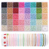3mm Seed Beads Matte, 39 Colors Frosted Seed Beads for Bracelet Making, Friendship Bracelet Beads for Girls Adults, Small Beads 