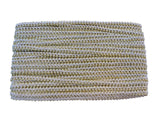 3/8 Inch Gimp Braid Trim 50 Yards for Upholstery Costume DIY Crafts (1325 Green White)