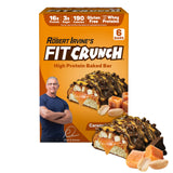 FITCRUNCH Snack Size Protein Bars, Designed by Robert Irvine, Worlds Only 6-Layer Baked Bar, Just 3g of Sugar & Soft Cake Core (