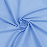 Homiest Pure Cotton Fabric by The Yard, 5 Yards x 60 Inch Light Blue Cotton Broadcloth Fabric, Soft & Breathable, Suitable for Q