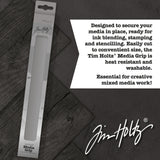 Tim Holtz Media Grip Mat - Non-Slip Reusable Silicone Pad For Stamping, Inking, And Crafting - Compatible With Glass Media Mats,