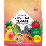 LAFEBER'S Tropical Fruit Gourmet Pellets Pet Bird Food, No Added Sugar, Made with Non-GMO and Human-Grade Ingredients, for Parro