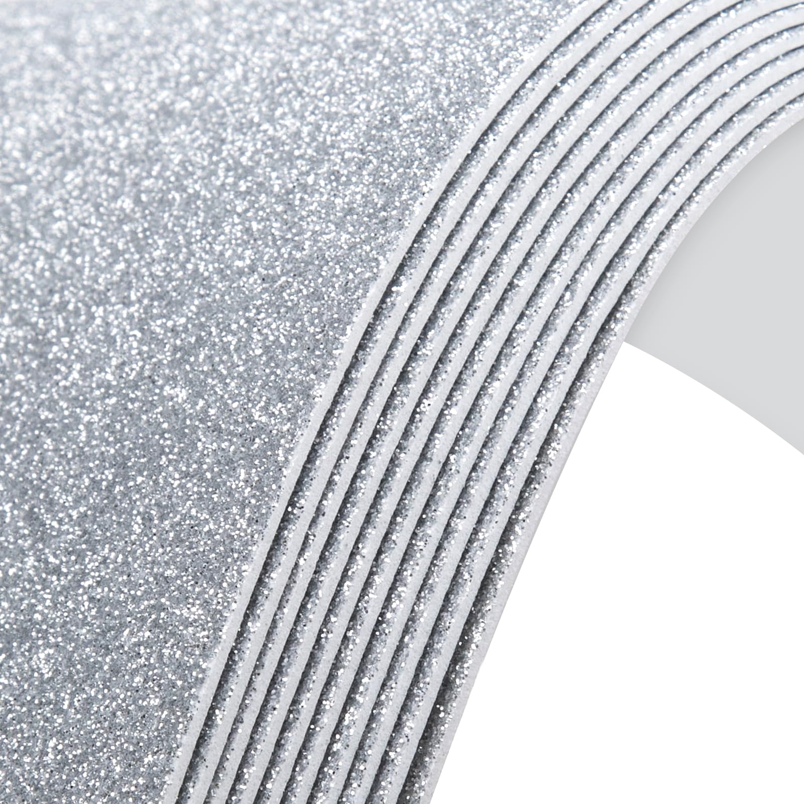 10 Pack Glitter Foam Sheets Craft 8 x 12 inch, Colors Sparkles Foam Paper for Art Crafts Projects, Classrooms Scrapbook Gift DIY