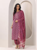 Libas Women'S Cotton Kurta Sets (400045O_Mauve_3Xl)