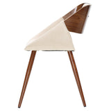 New Pacific Direct Cyprus Fabric Dining Chairs, One Size, Santorini Sand Beige