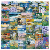 Kittyanie Set Of 55 Oil Painting Stickers Ideal For Embellishing Your Journals, Scrapbooks, And Party Items, As Well As Water 