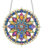 SKRYUIE Hanging Diamond Art Kits for Adults Flower, DIY Window Pendant Diamond Painting Kit Sun Catcher, Special Shaped Crystal 