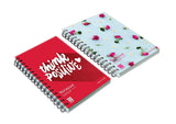 A5 Notebook 210 X 148 Mm (Unruled Wire Bound Spiral Notebook, Multi Color, Pack Of 2) Apc106P3