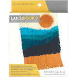 Dimensions 7276380 Colorful Sunset Beginner Latch Hook Kit with Fringe, 10 x 12, Multicolor, 3pcs
