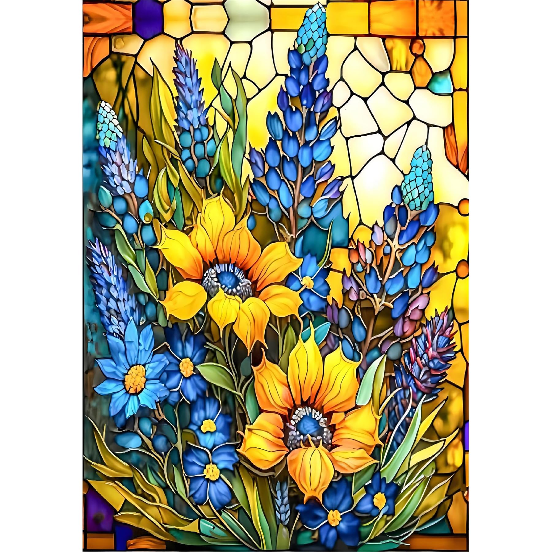 wmpikd Diamond Art Painting Kits for Adults 5d DIY Flower Gem Art Kit Round Full Drill Small Paint with Diamonds for Beginners C