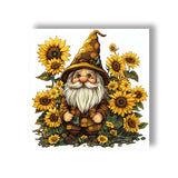 Wergund 5D DIY Diamond Art Dwarf, Diamond Art Kits for Adults Sunflower, Diamond Painting Full Drill Crystal Rhinestone Embroide