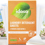 Laundry Detergent Sheets 80 Loads StainFighting Enzymes Plant Powered Fragrance Microcapsules EcoFriendly Laundry Soap Sheet