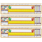 North Star Teacher Resources Traditional Manuscript Spanish Desk Plates, 19inch x 5inch, 36 Per Pack, 3 Packs (NST90073)