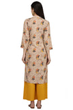 Gosriki Women'S Rayon Kurta (Kur190035-Xl_X-Large_Beige),beige,,B07QJTDBYB