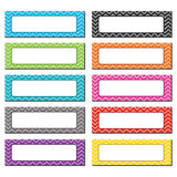 Teacher Created Resources Tcr77204-3 Chevron Labels Magnetic Accents, Assorted Colors, 20 Per Pack, 3 Packs