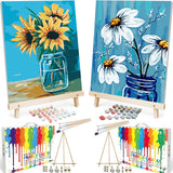 BAISITE Paint by Numbers Kit for Adults Beginners,16 Wx20 L 2 Pack Canvas for Painting Kits for Adults in Colorful Box 0304 Alre