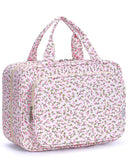 Narwey Travel Toiletry Bag for Women Large Hanging Makeup Bag Organizer Toiletries Bag for Full Size Essentials Accessories Cosm