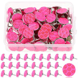 Fullhawl 100 Reflective Tacks Trail Marking Tacks Glow Reflective Mark Trail Markers Thumb Nails for Hunting Hiking Camping Tree